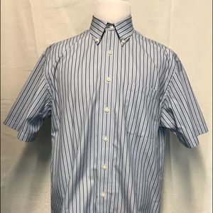 Jos.A. Bank men’s strip shirt sleeve shirt LG